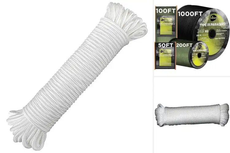 Detailed view of Best 100 Foot Nylon Rope: Your Strongest Companion