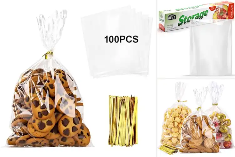 Detailed view of Best 2 Mil Clear Twist Tie Bags