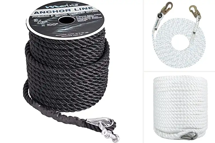 Detailed view of Best 3 Strand Rigging Lines