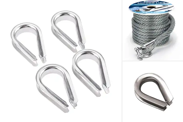 Detailed view of Best Anchor Ropes With Thimbles