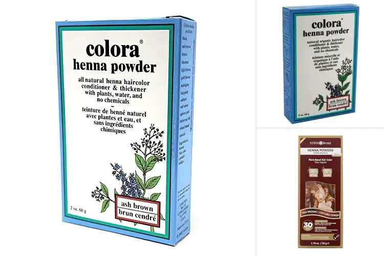 Detailed view of Best Ash Brown Henna Hair Powders for Natural Shine