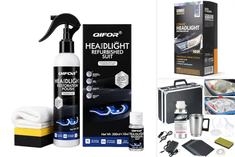 Detailed view of Best Automotive Headlight Restoration Fluids