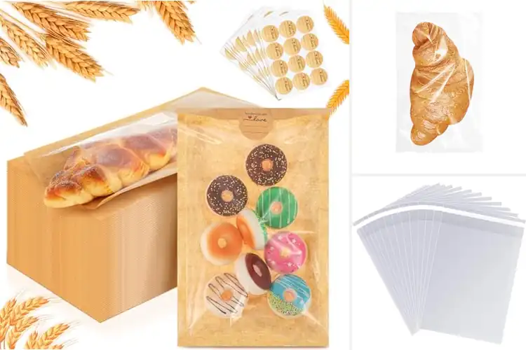 Detailed view of Best Bakery Packaging Bags 6 X 10
