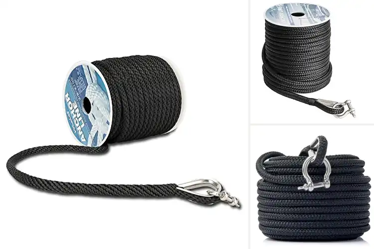 Detailed view of Best Black Anchor Lines: Secure Your Boat with Confidence