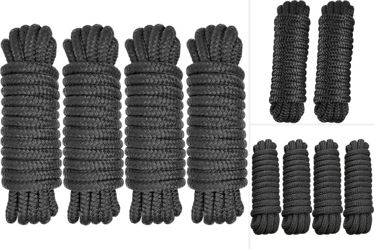 Detailed view of Best Black Boat Ropes