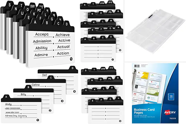 Detailed view of Best Business Card Dividers