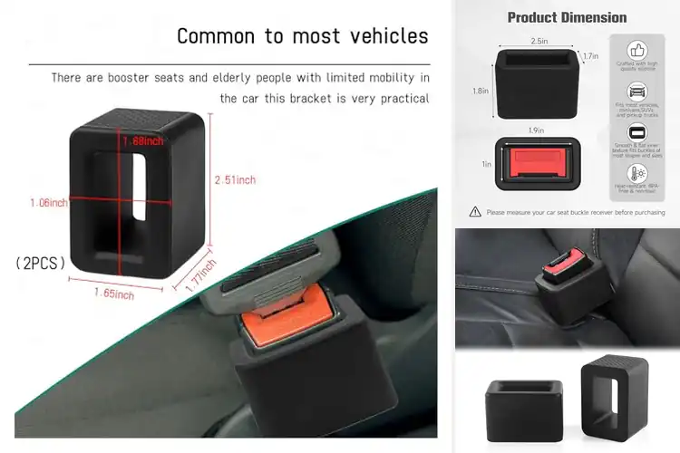 Detailed view of Best Car Seat Belt Buckle Holders