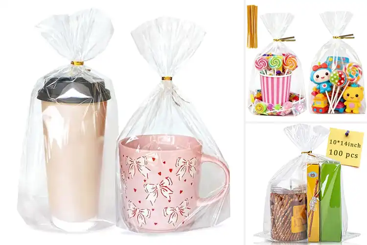 Detailed view of Best Clear Gift Bags For Gift Presentation