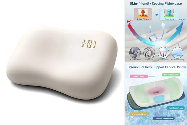 Detailed view of Best Comfort Neck Pillows