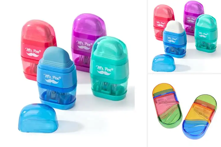 Detailed view of Best Eraser And Sharpener Combo For Pencils
