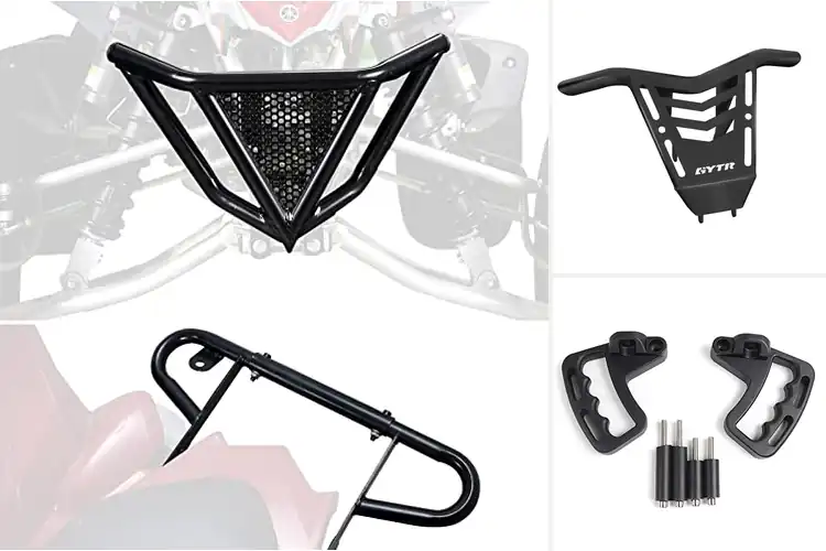 Detailed view of Best Front Grab Bar Protection