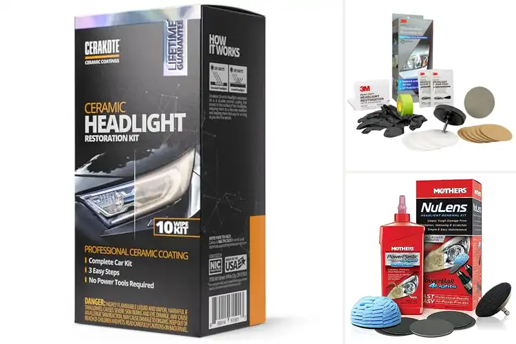 Detailed view of Best Headlight Polishing Kits for Crystal-Clear Shine