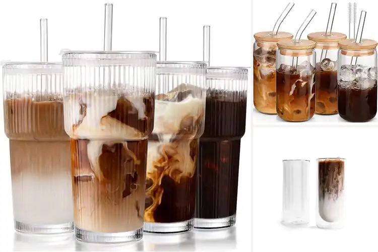 Detailed view of Best Iced Coffee Glasses: Sip in Style Every Day