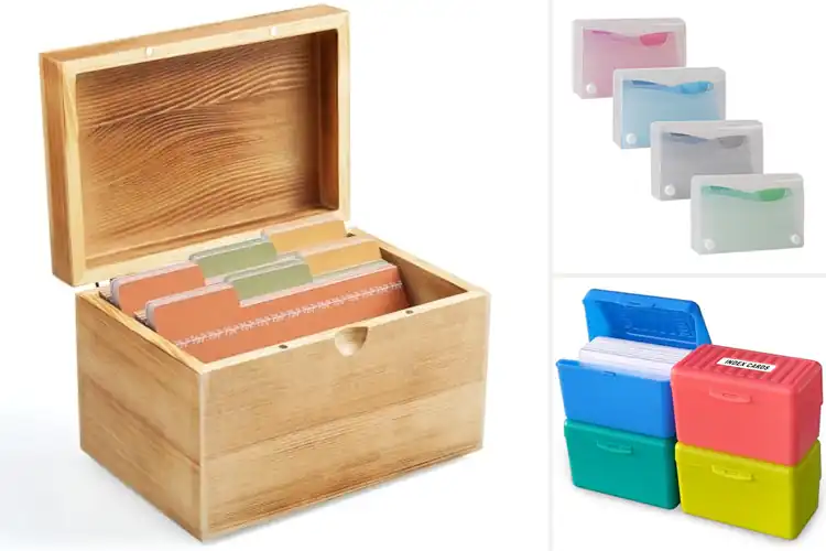 Detailed view of Best Index Card Organizers