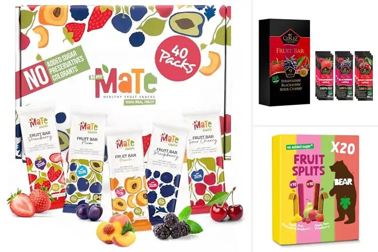 Detailed view of Best No Sugar Added Snack Fruit Leather