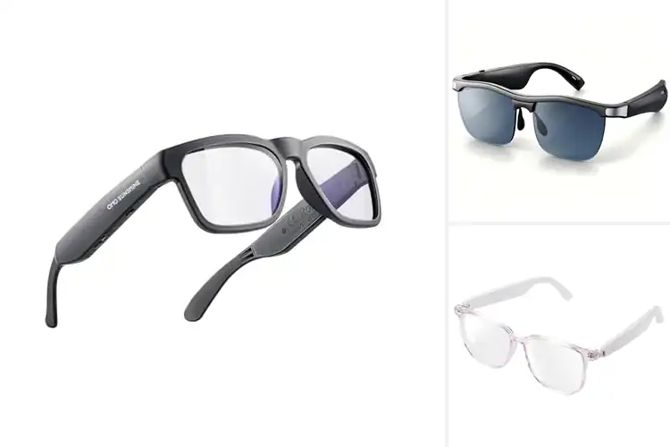 Detailed view of Best Open-Ear Audio Glasses: Hear Clearly, Stay Safe