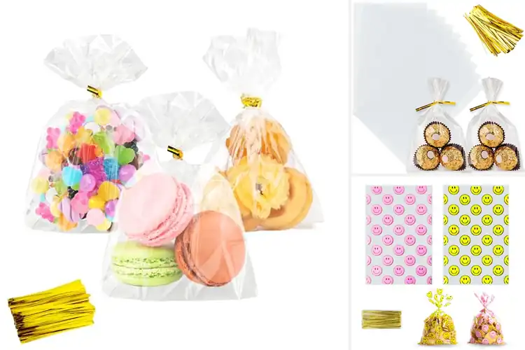 Detailed view of Best Party Favor Bags With Twist Ties For Treats