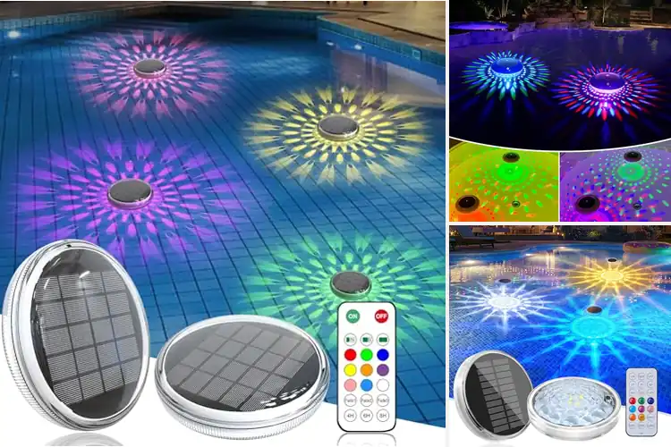 Detailed view of Best RGB Floating Pool Lights