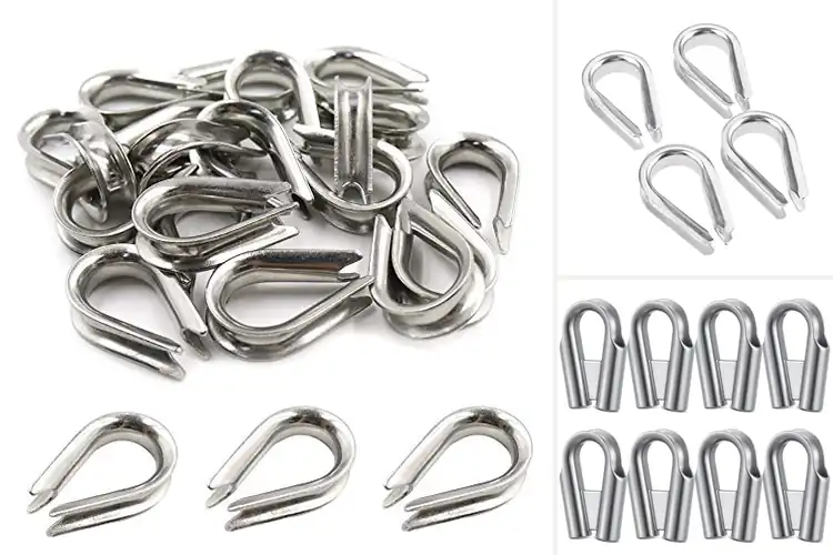 Detailed view of Best Rope Thimbles for Strong, Long‑Lasting Cable Protection