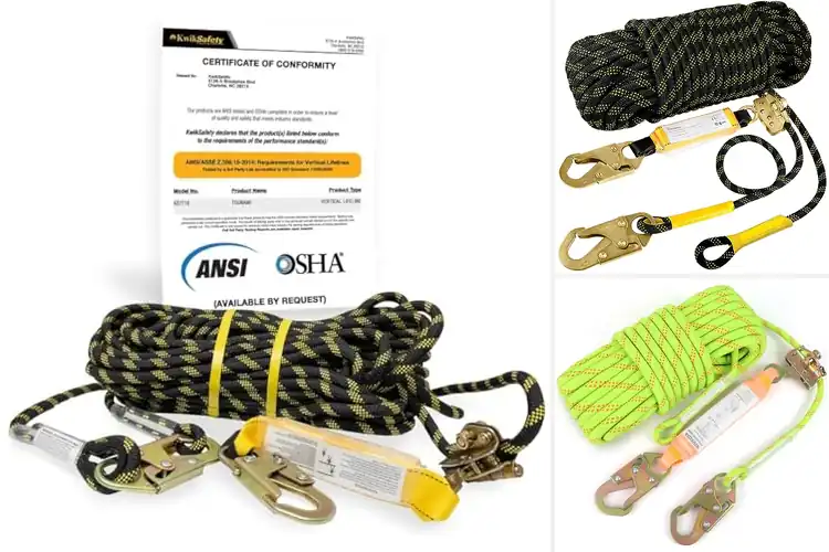 Detailed view of Best Safety Lines: Top 10 Picks for Secure Height Work