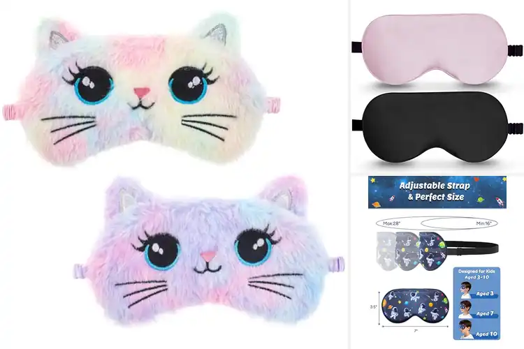 Detailed view of Best Sleeping Eye Masks For Travel For Kids