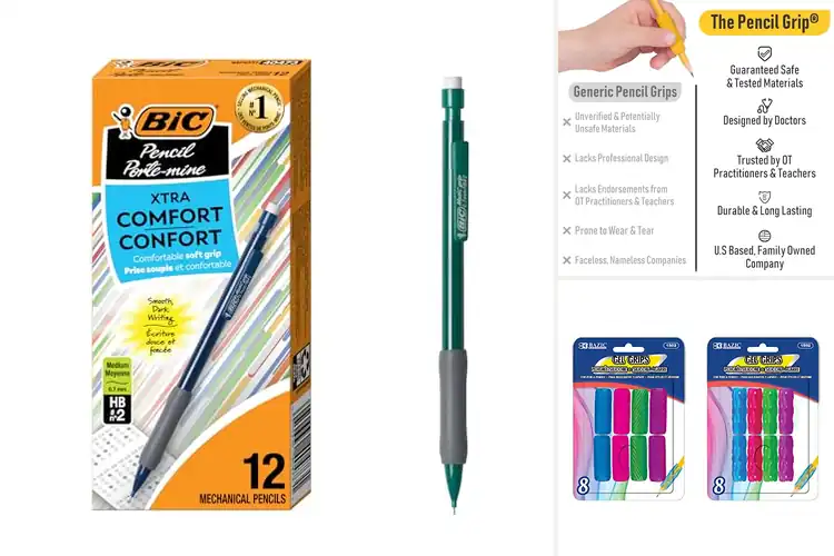Detailed view of Best Soft Grip Pencils for Ultimate Comfort & Smooth Writing
