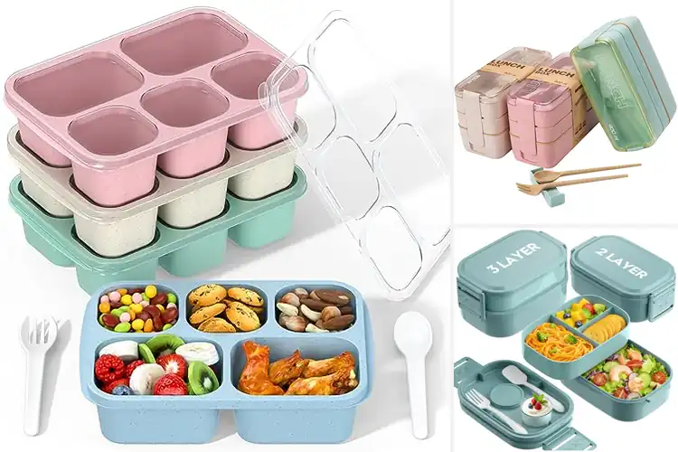 Detailed view of Best Stackable Bento Boxes