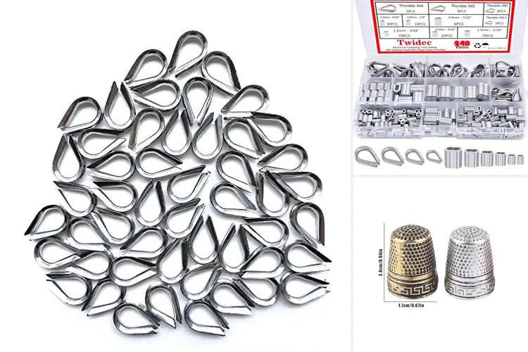Detailed view of Best Stainless Steel Thimbles
