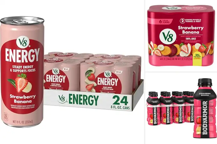 Detailed view of Best Strawberry Banana Drinks for a Fresh, Flavorful Boost