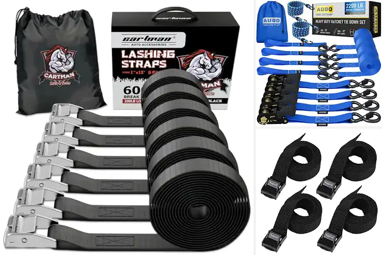 Detailed view of Best Tie-Down Straps for Secure Cargo Transport
