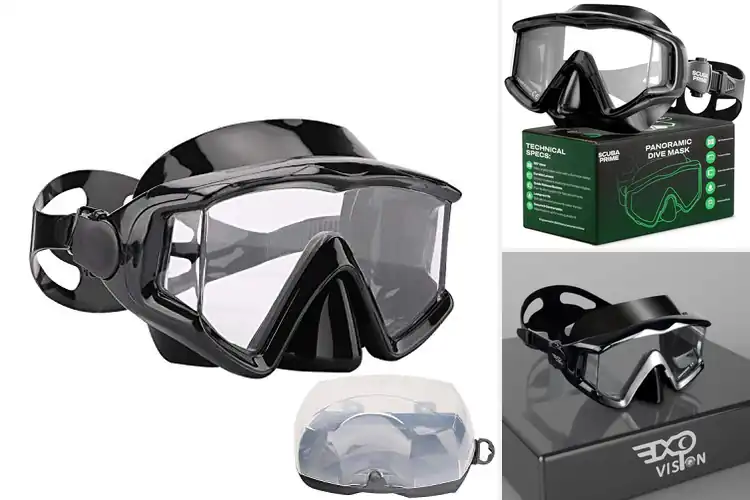 Detailed view of Best Universal Fit Dive Masks: Comfort & Clarity Every Swim