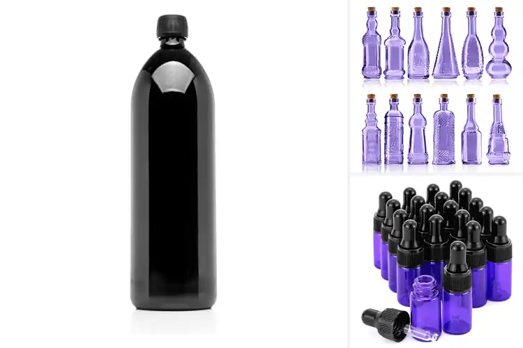 Detailed view of Best Violet Glass Bottles for Effortless, Stylish Storage