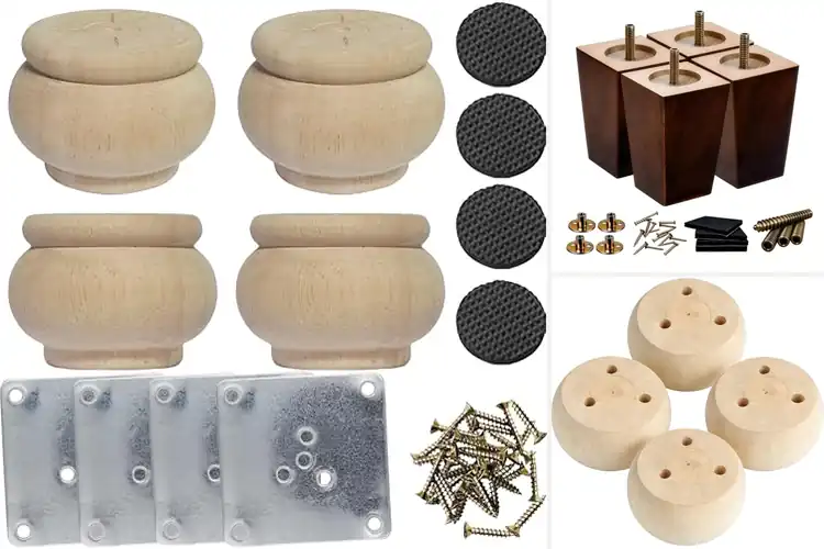 Detailed view of Best Wooden Furniture Legs